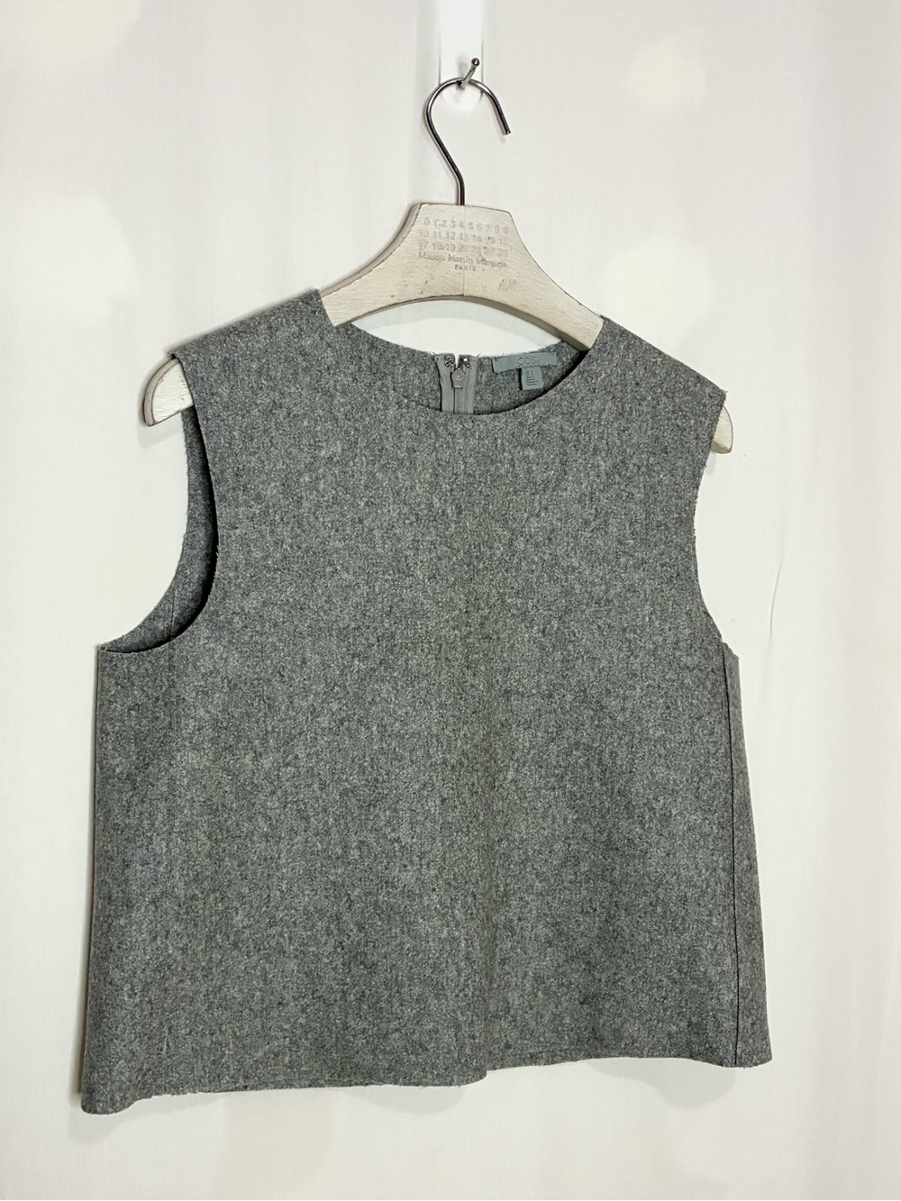 COS Boxy Wool Vest Top - Picture 4 of 7